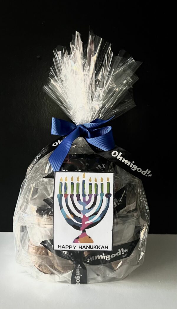 Hannukah Holiday Gift Cookie Basket